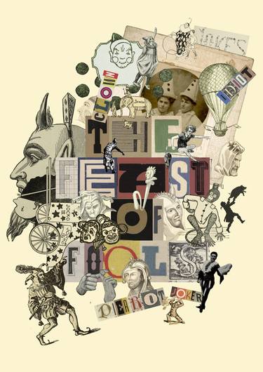 Original Dada Culture Collage by Pawel Pacholec