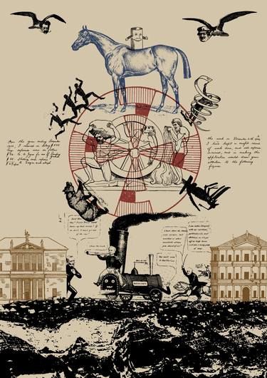 Print of Dada Humor Collage by Pawel Pacholec