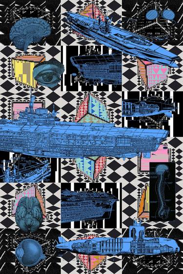 Print of Dada Transportation Collage by Pawel Pacholec