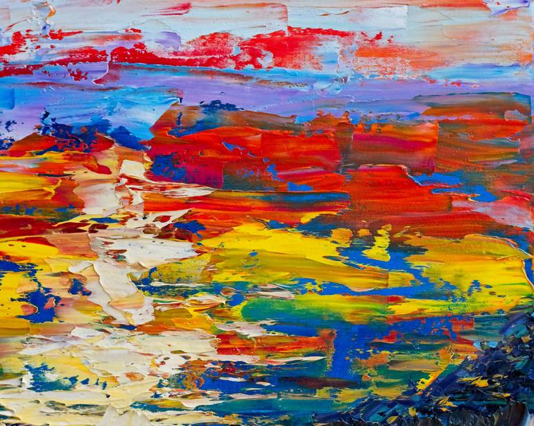 Original Impressionism Landscape Painting by Art Esmeralda  Gallery
