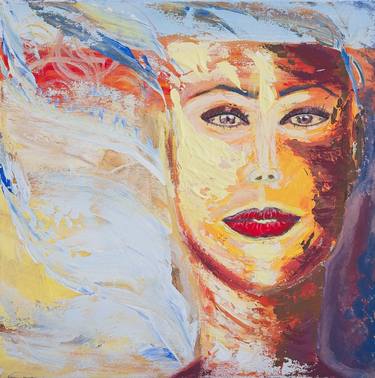 Original Abstract Women Painting by Art Esmeralda  Gallery