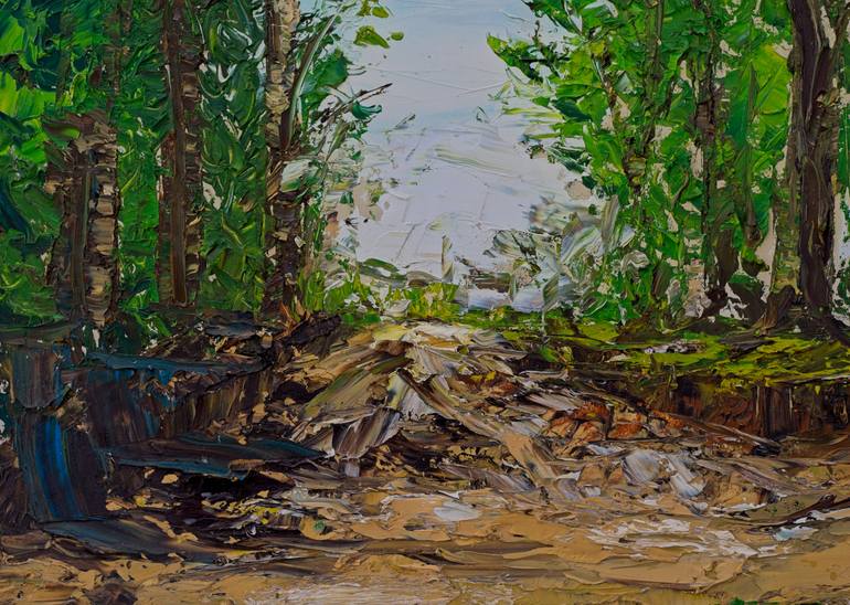 Original Impressionism Landscape Painting by Art Esmeralda  Gallery