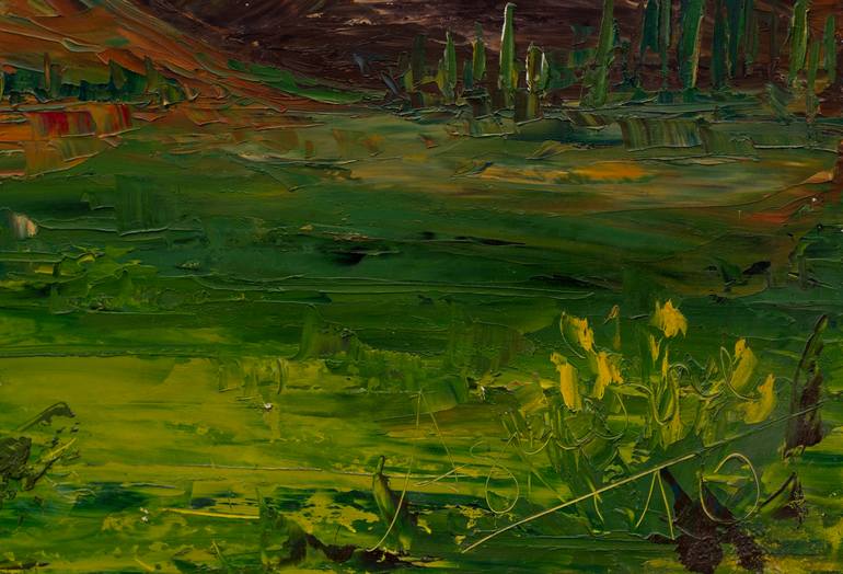 Original Impressionism Landscape Painting by Art Esmeralda  Gallery