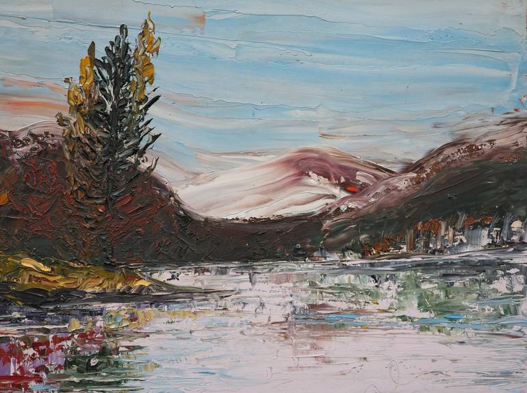 Original Impressionism Landscape Painting by Art Esmeralda  Gallery
