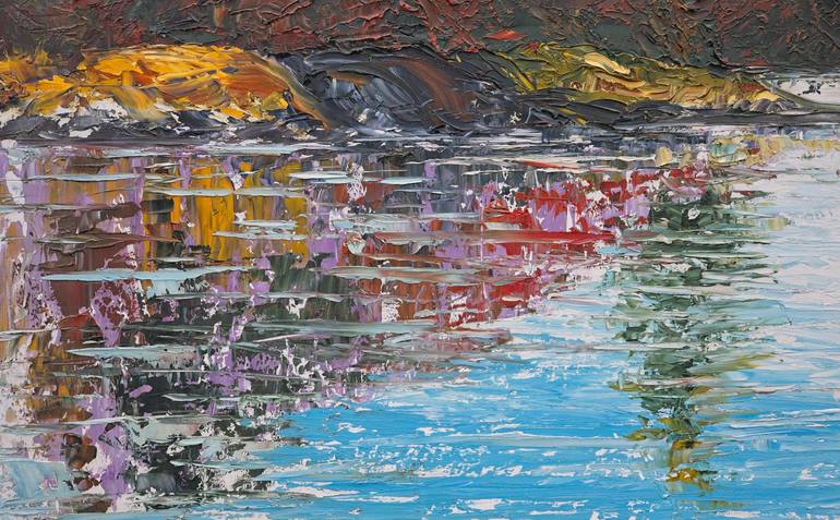 Original Impressionism Landscape Painting by Art Esmeralda  Gallery