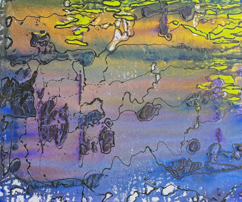 Original abstracto Seasons Painting by Art Esmeralda  Gallery