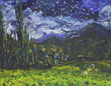 Original Impressionism Landscape Paintings by Art Esmeralda Gallery