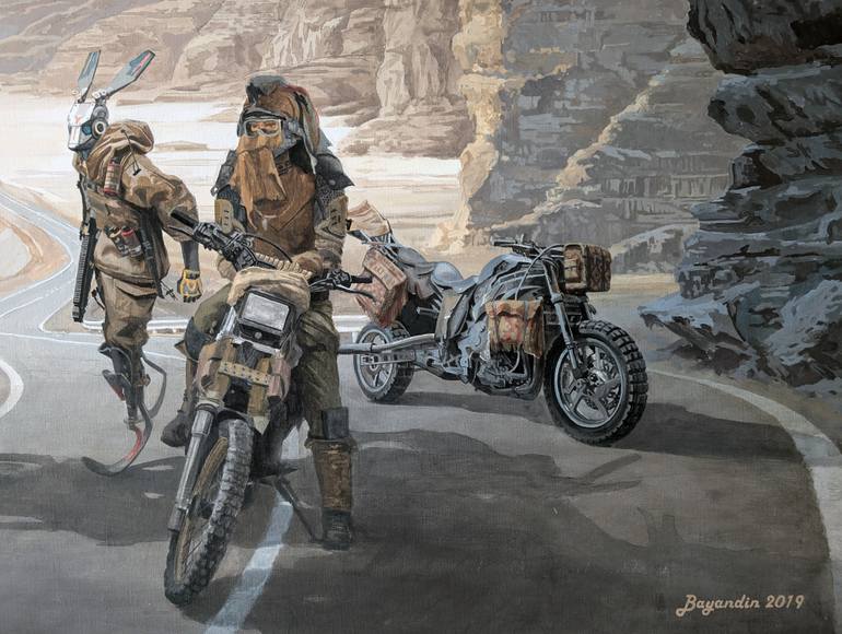 Original Other Transportation Painting by Pavlo Baiandin