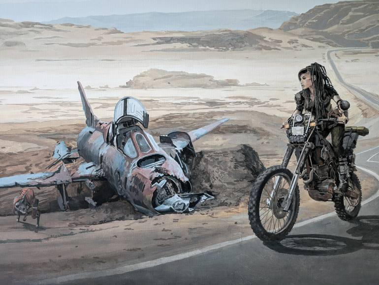 Original Other Transportation Painting by Pavlo Baiandin