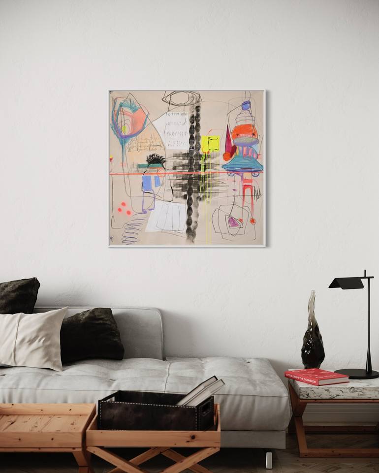 Original Abstract Painting by Isabelle Gougenheim