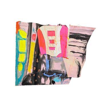 Original Street Art Abstract Painting by Isabelle Gougenheim