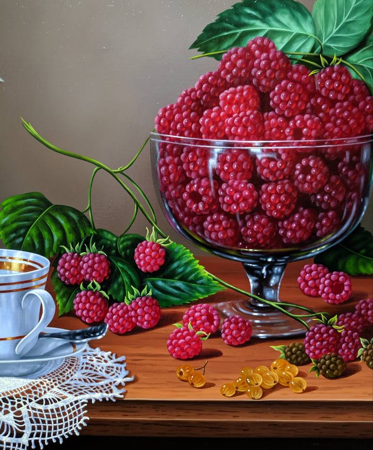 Original Realism Still Life Painting by Shahen Aleksandryan