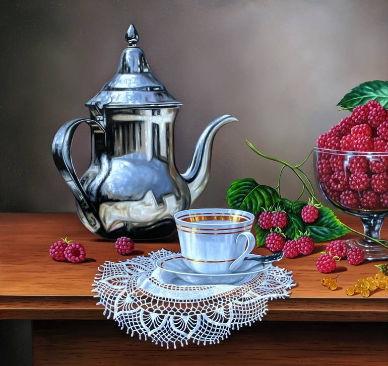 Original Realism Still Life Painting by Shahen Aleksandryan