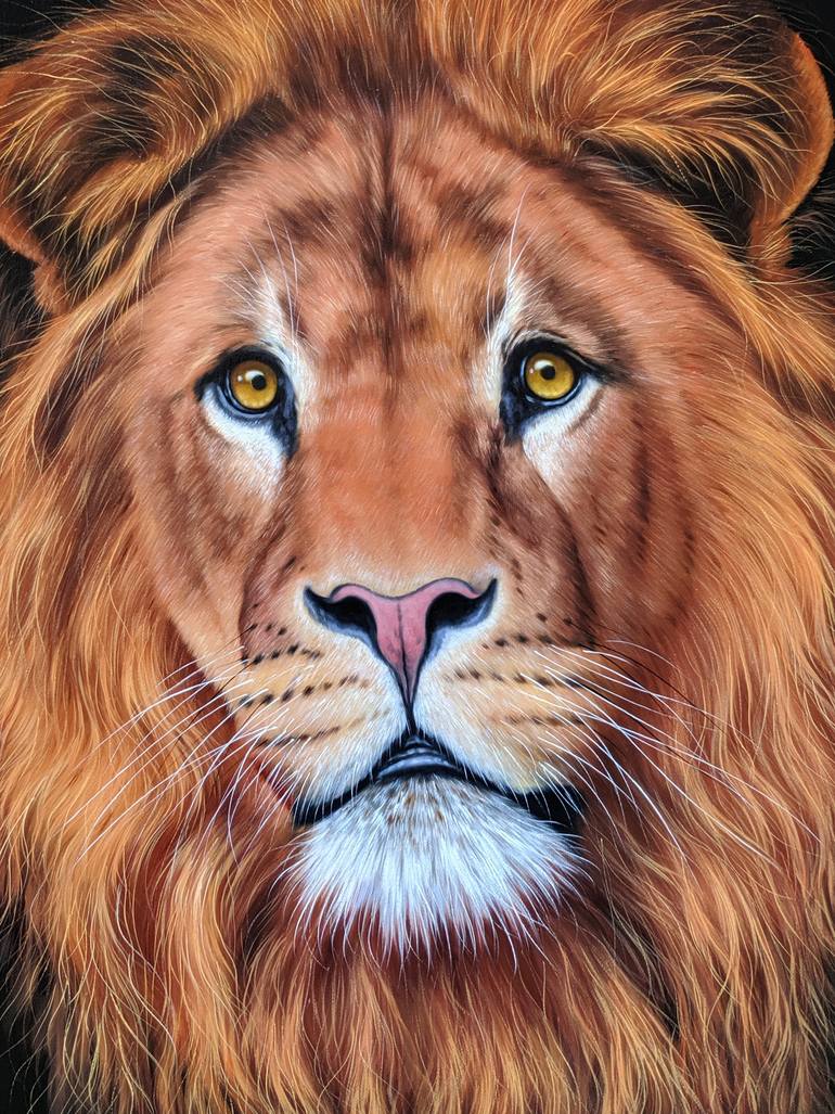 Original Photorealism Animal Painting by Shahen Aleksandryan