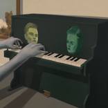 The Little Green Piano by Lola Gil