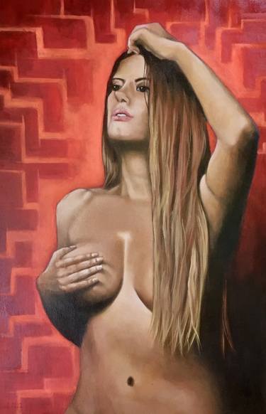 Print of Figurative Portrait Paintings by Rommel Rivadeneira