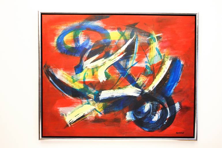 Original Contemporary Abstract Painting by Peter Moelsted