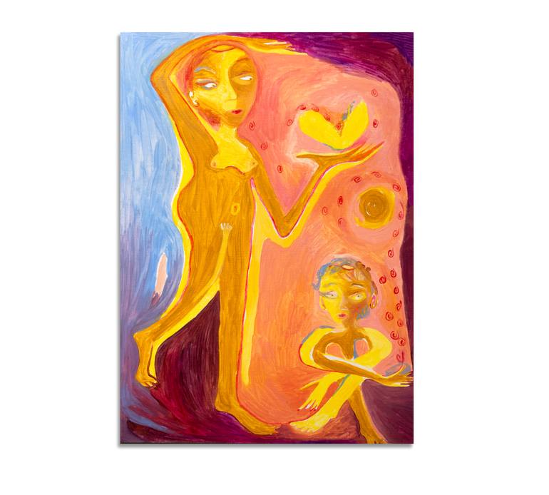 Original Abstract Expressionism Abstract Painting by Alena  Mana