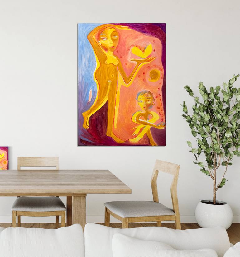 Original Abstract Expressionism Abstract Painting by Alena  Mana