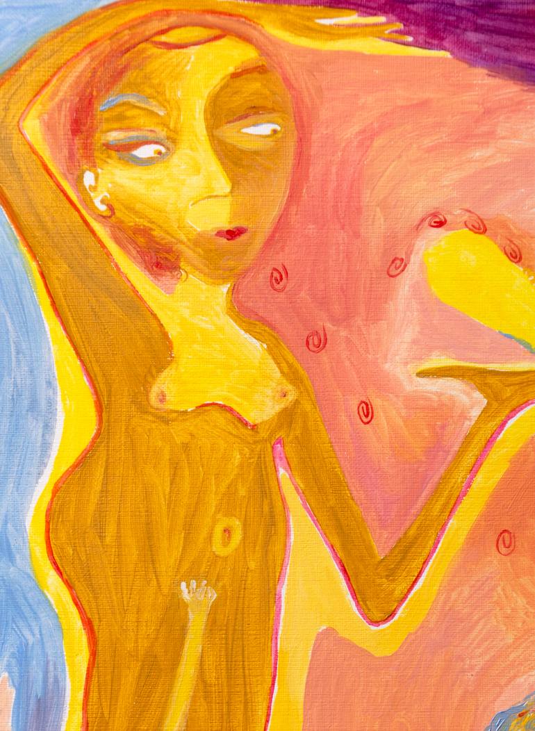 Original Abstract Expressionism Abstract Painting by Alena  Mana