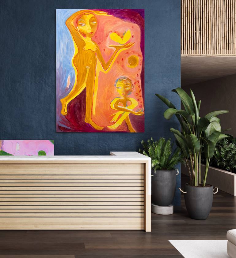 Original Abstract Expressionism Abstract Painting by Alena  Mana