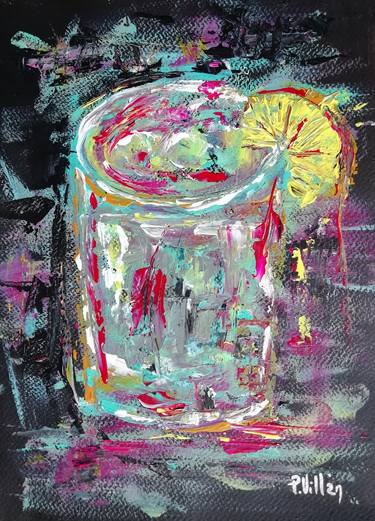 Original Abstract Food & Drink Paintings by Pepe Villan