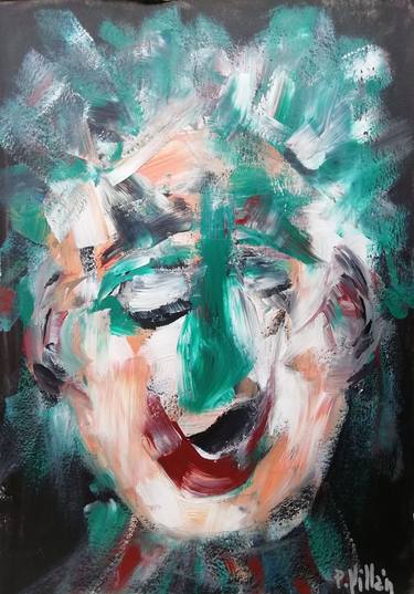 Print of Abstract Portrait Paintings by Pepe Villan