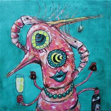 Original Surrealism Food & Drink Paintings by Pepe Villan