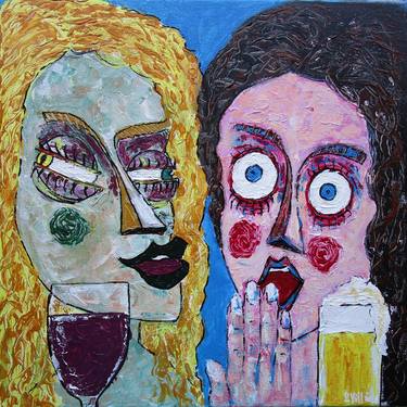 Original Abstract Women Paintings by Pepe Villan