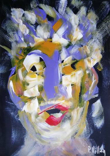 Print of Abstract Portrait Paintings by Pepe Villan