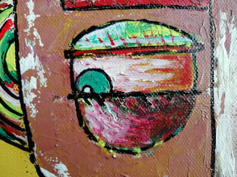 Original Abstract Expressionism Food & Drink Painting by Pepe Villan