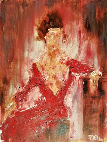 Original Expressionism Women Paintings by Pepe Villan