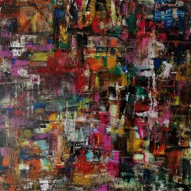 Original Abstract Expressionism Abstract Paintings by Pepe Villan