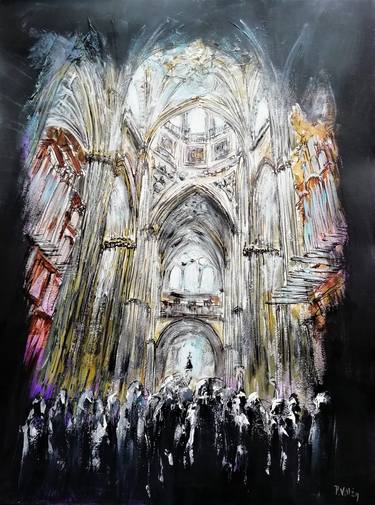 Original Expressionism Architecture Paintings by Pepe Villan