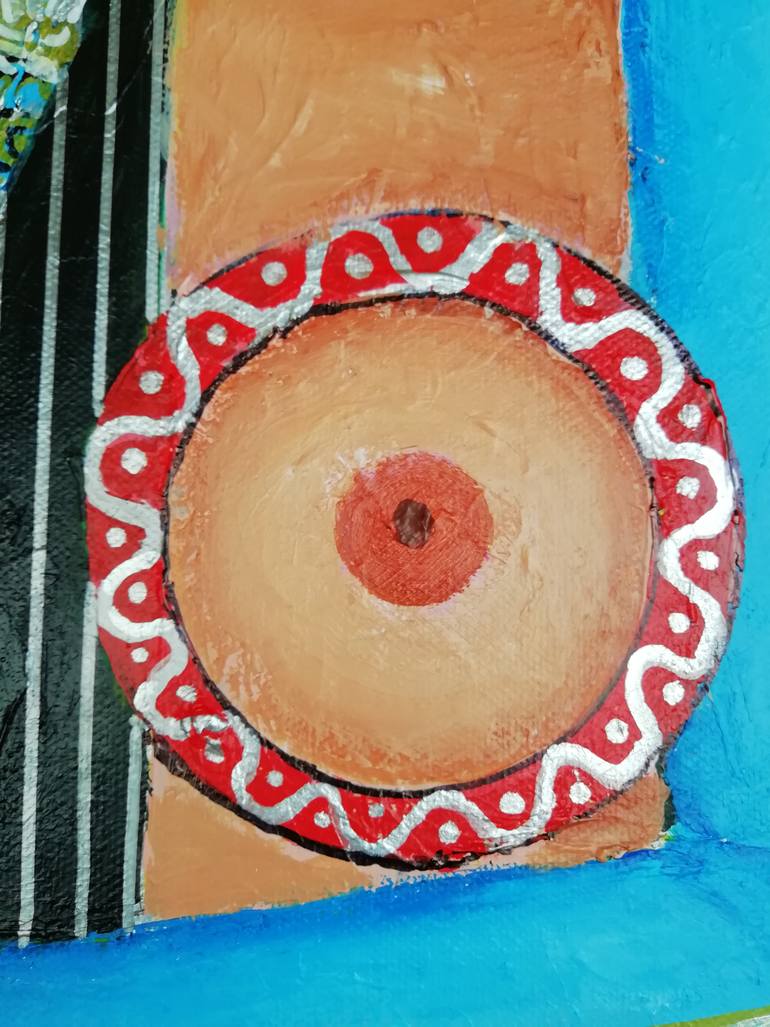 Original Abstract Women Painting by Pepe Villan