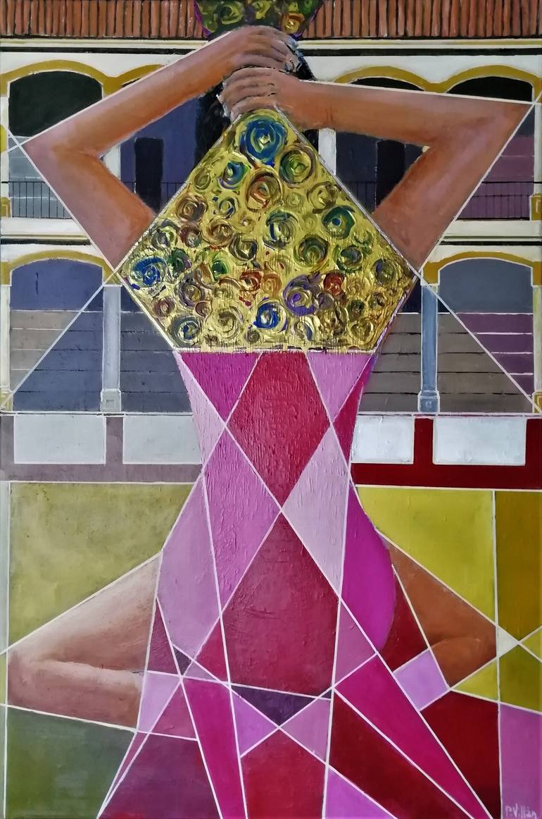 Print of Abstract Women Paintings by Pepe Villan