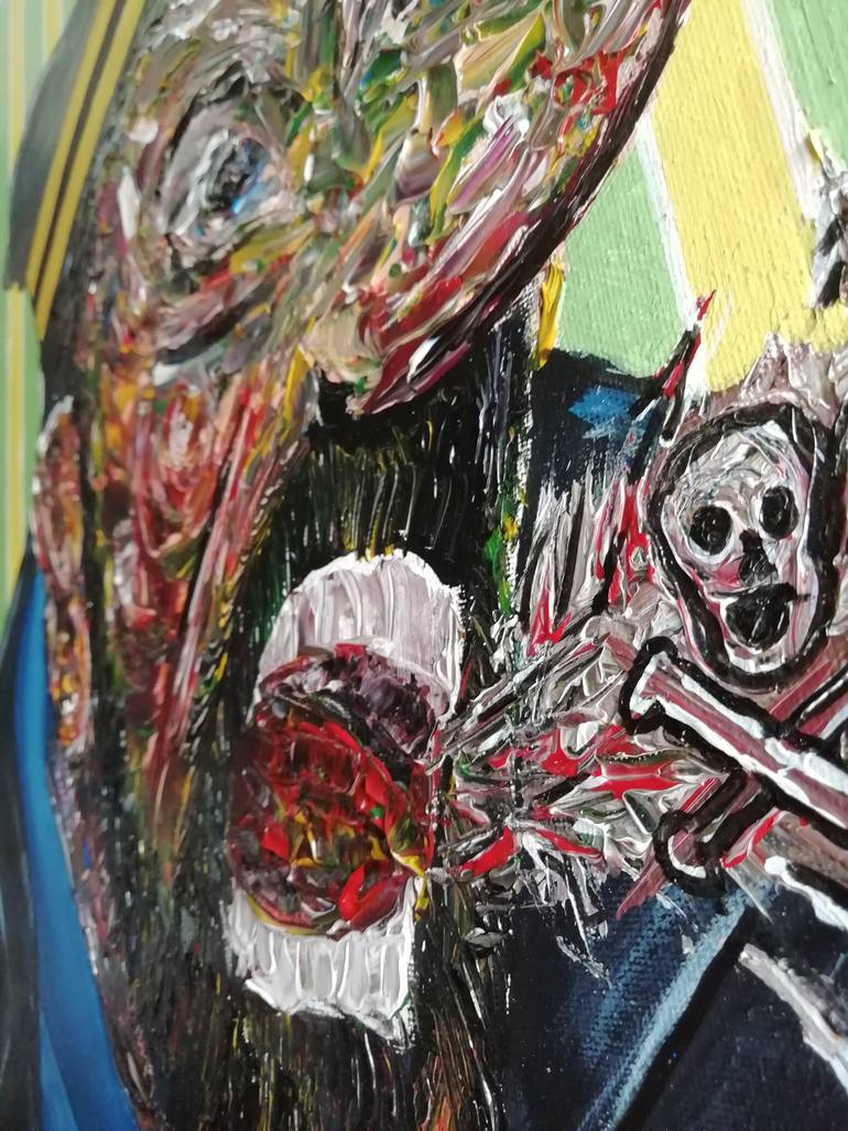 Original Abstract Humor Painting by Pepe Villan