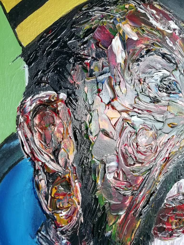 Original Abstract Humor Painting by Pepe Villan