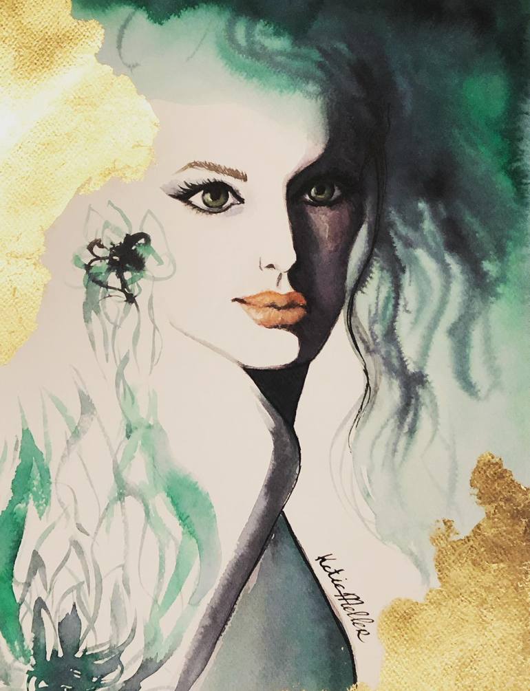 Print of Figurative Women Paintings by Katia Meller