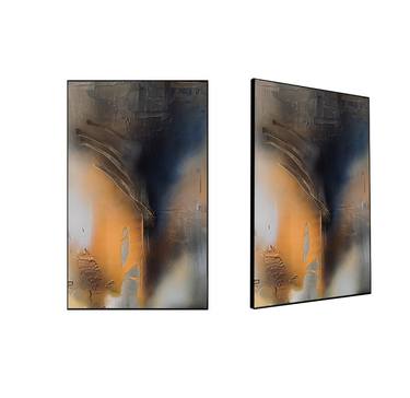 Original Abstract Expressionism Abstract Painting by Rebecka Forsen