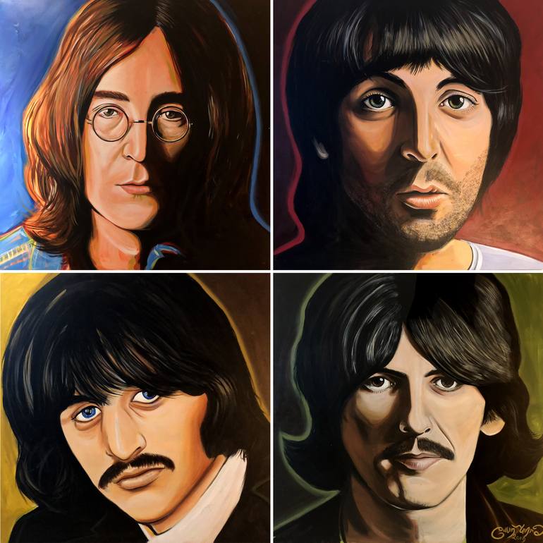 The Beatles - The White Album (in colour) Painting by Gav Munro ...