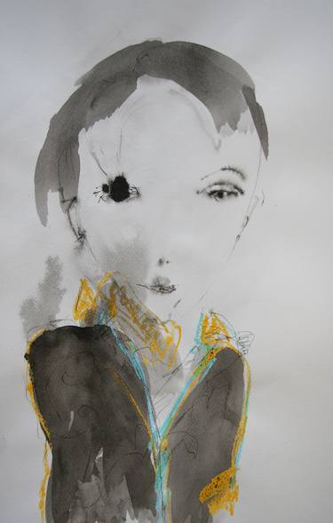 Print of Figurative Portrait Drawings by Manuela Beyer