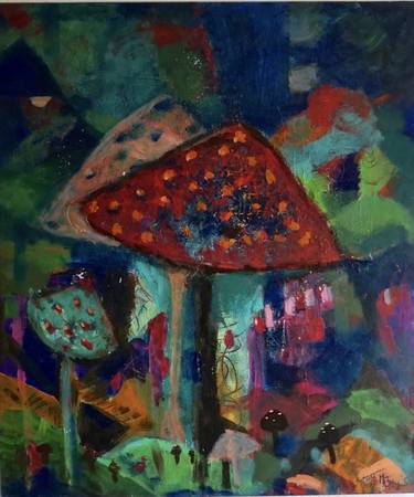 Original Fine Art Landscape Painting by Manuela Beyer