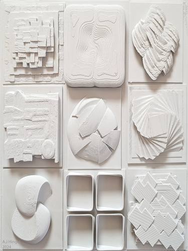 Print of Patterns Mixed Media by Anders Hingel