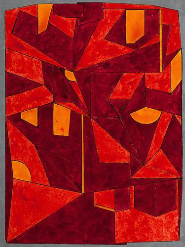 Original Cubism Abstract Printmaking by Anders Hingel