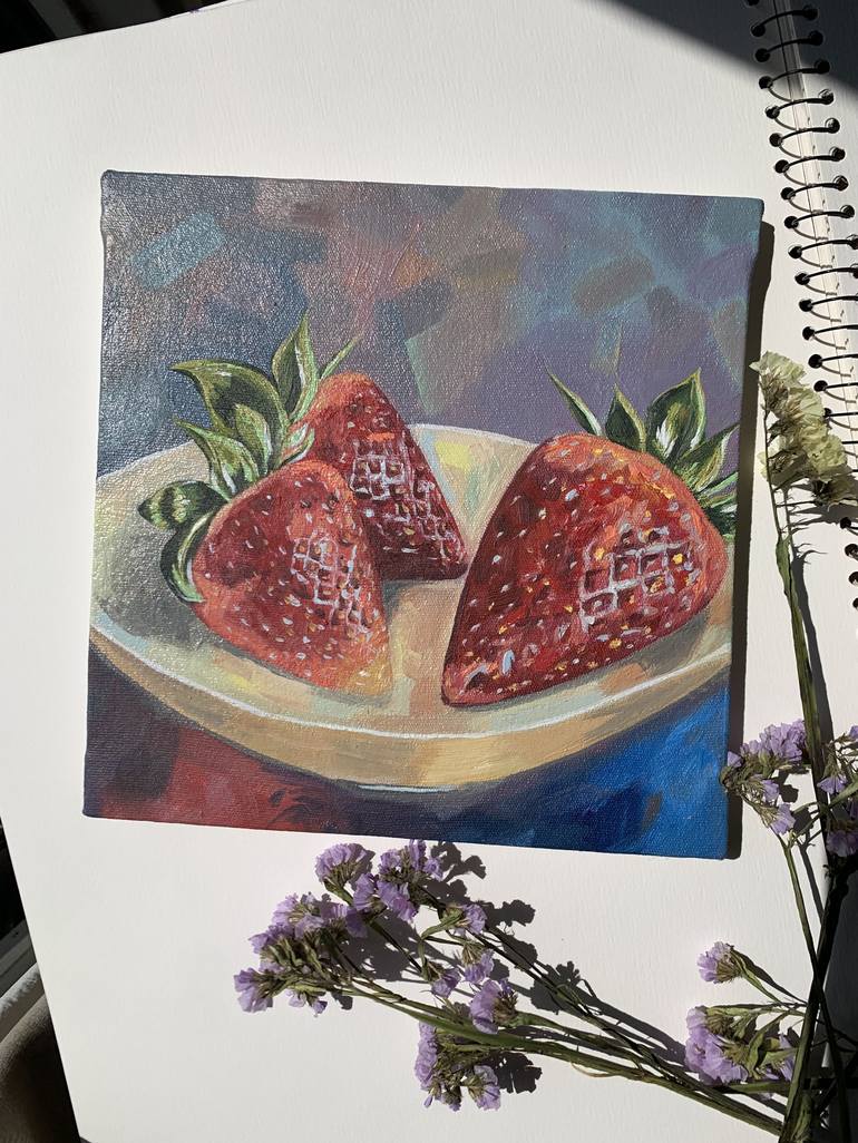 Original Food & Drink Painting by Mahrukh Iftikhar