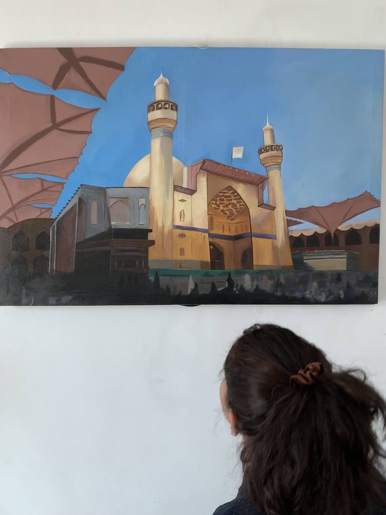 Original Architecture Painting by Mahrukh Iftikhar