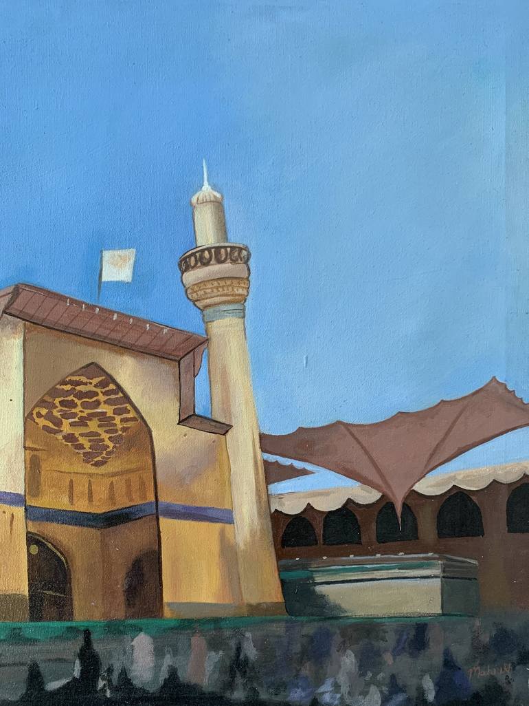 Original Architecture Painting by Mahrukh Iftikhar