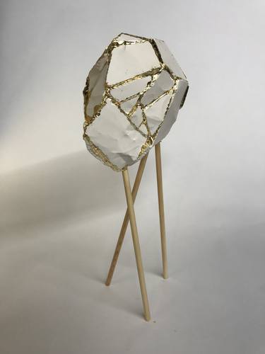 Original Abstract Sculpture by Pablo Angel Lugo Martinez