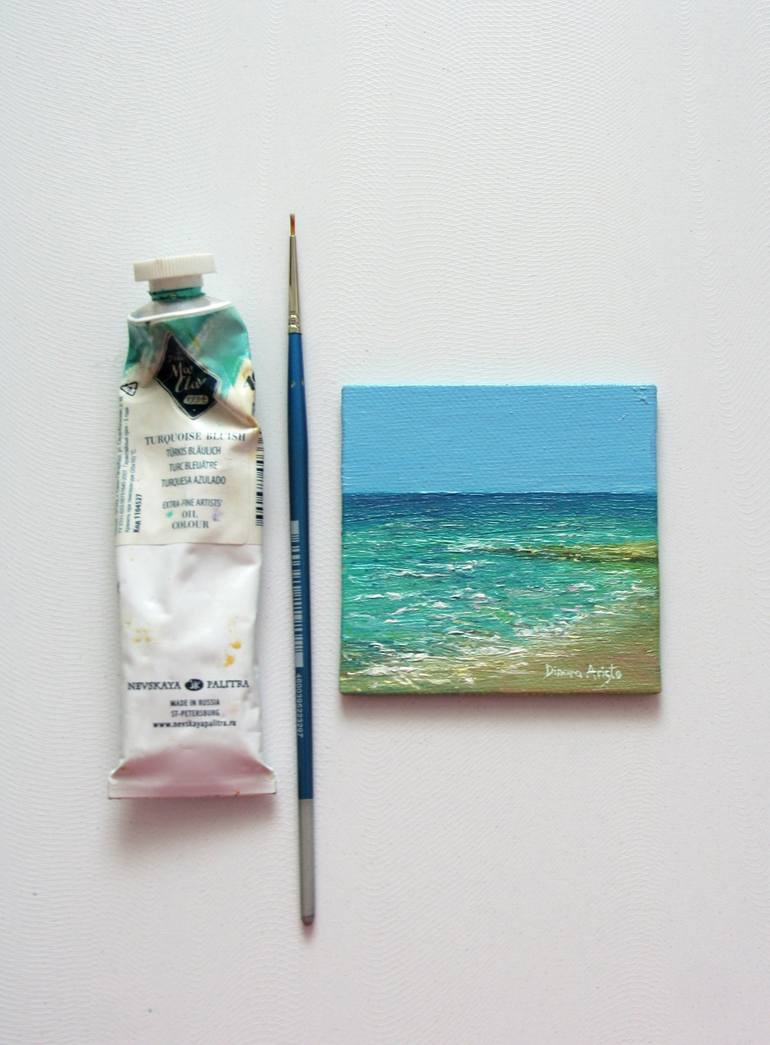 Original Realism Seascape Painting by Dinara Aristo